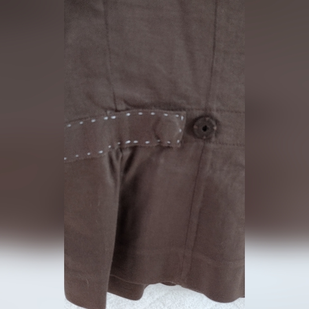 Elie Tahari brown linen blend blazer. Medium (US). - Picture 5 of 9
